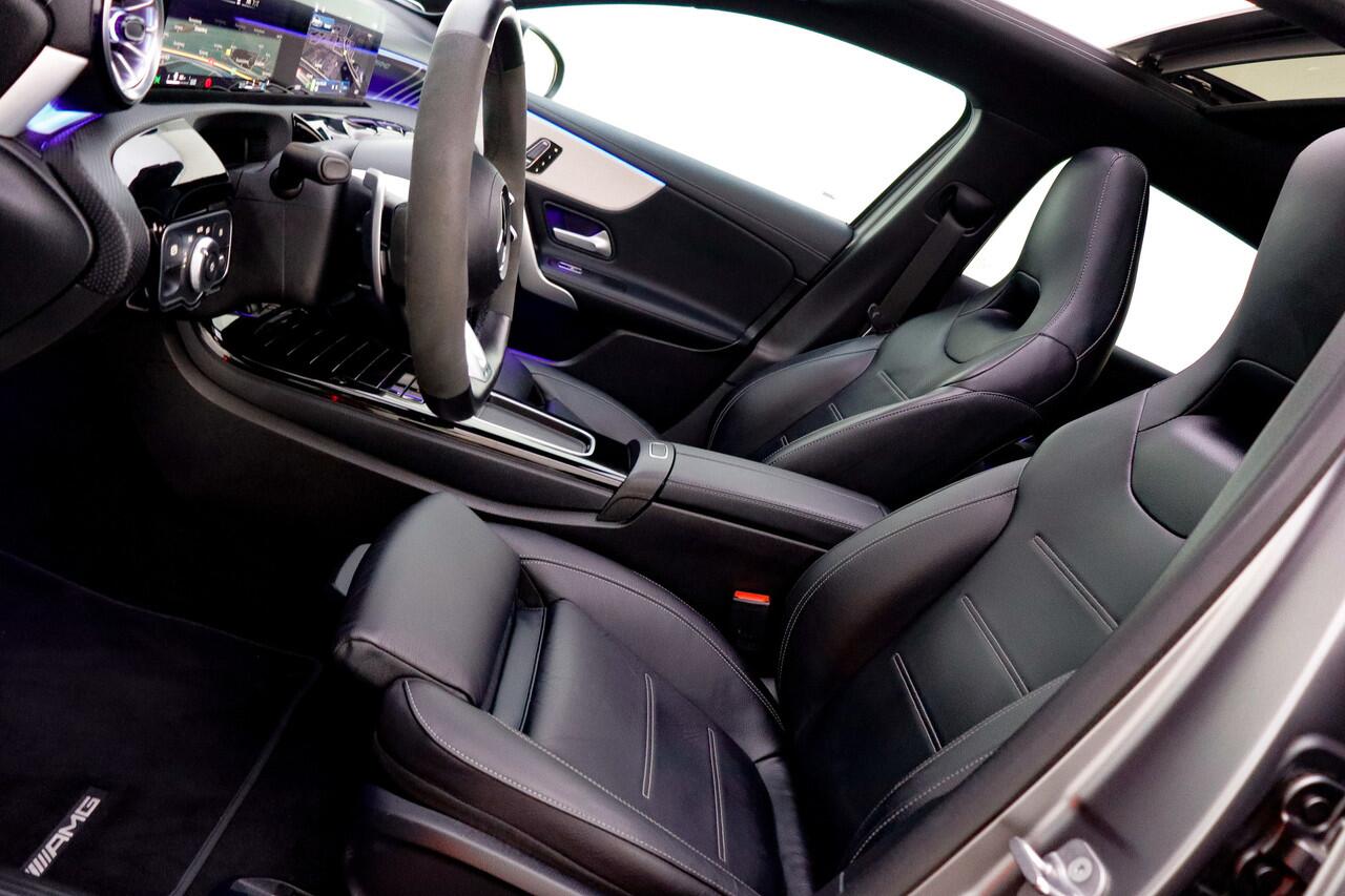 Mercedes-Benz A-KLASSE AMG 45 S 4MATIC+ 124k NIEUWPRIJS | PANO | HEADUP | VOL.LEDER | 360 CAM | AERO PAKKET | MEM ST. | BURMESTER | VOL. OPTIES