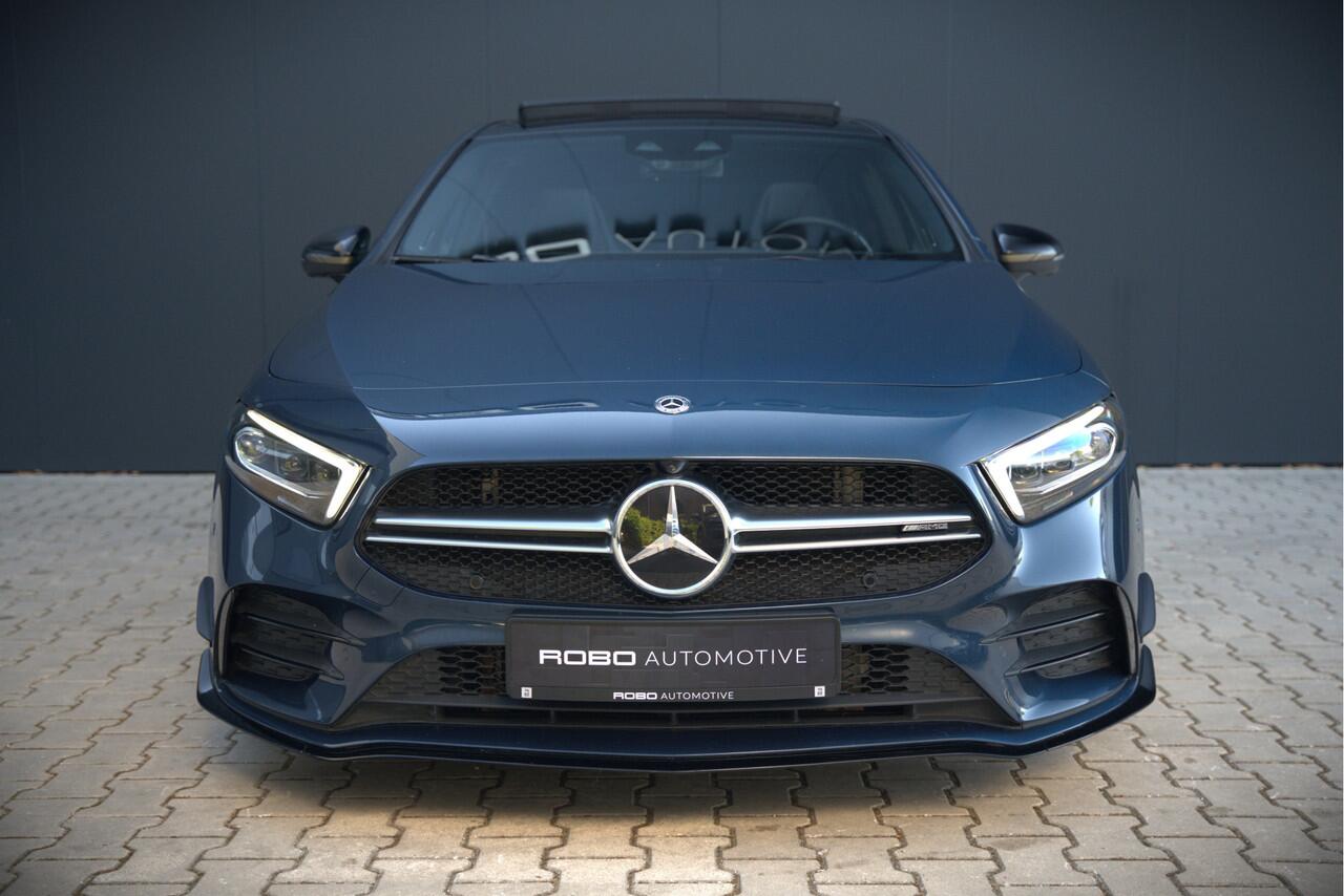 Mercedes-Benz A-KLASSE AMG 35 4MATIC Edition 1 | Panoramadak | Burmester | AMG Performance Recaro stoelen | Stoelverwarming | Keyless | Aero pack | Adaptive Cruise Control | Ambiance verlichting | 360 Camera |