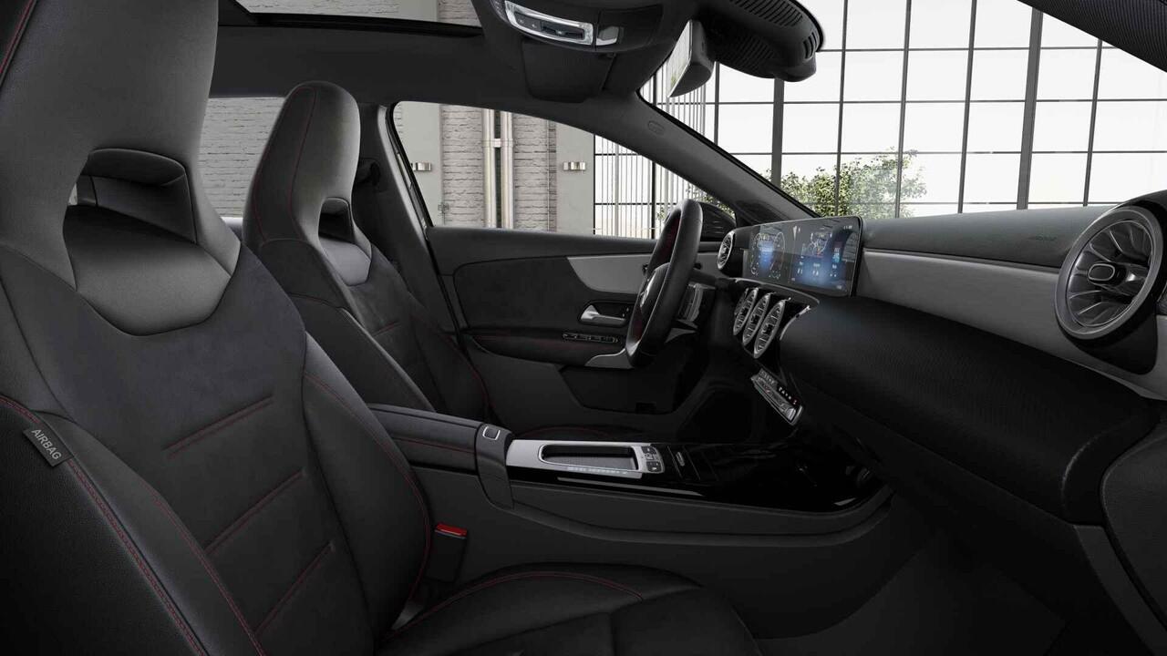 Mercedes-Benz A-KLASSE 180 Business Solution AMG 180 Business Solution AMG | Panoramaschuifdak| Premium plus | Nightpakket | Head-up display | 360° camera | 19"Multispaaks AMG velgen |