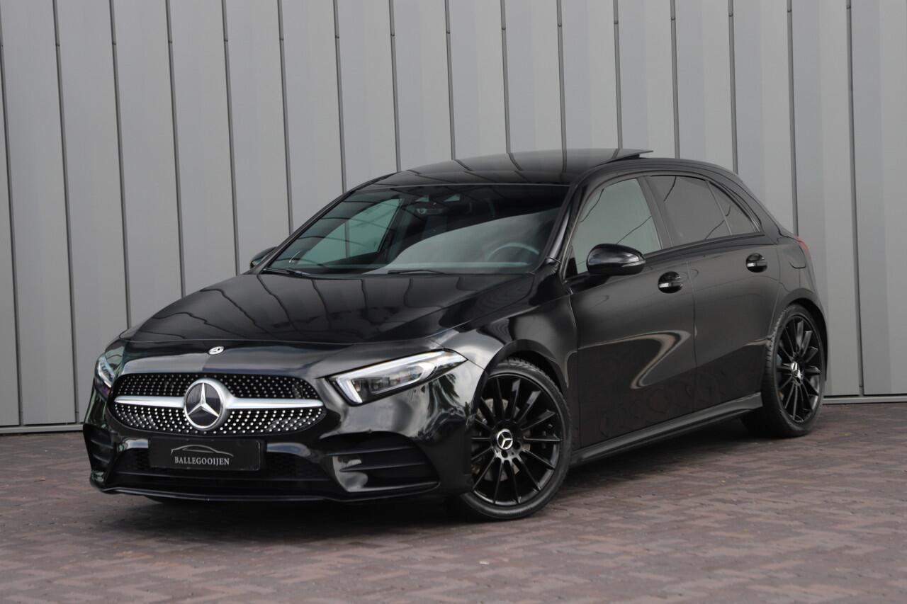 Mercedes-Benz A-KLASSE 220 AMG Aut7 | 190PK | Pano | Adaptief-onderstel | Sfeerverlichting | Burmester | Memory | Multibeam | ACC | Widescreen | 2019.