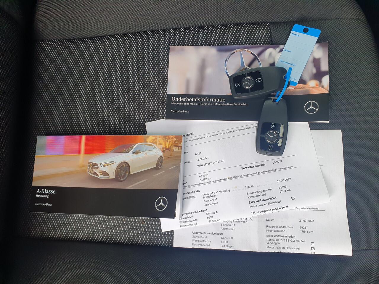 Mercedes-Benz A-KLASSE 160 AIRCO/CRUISE/CAMERA/DIG.DASH