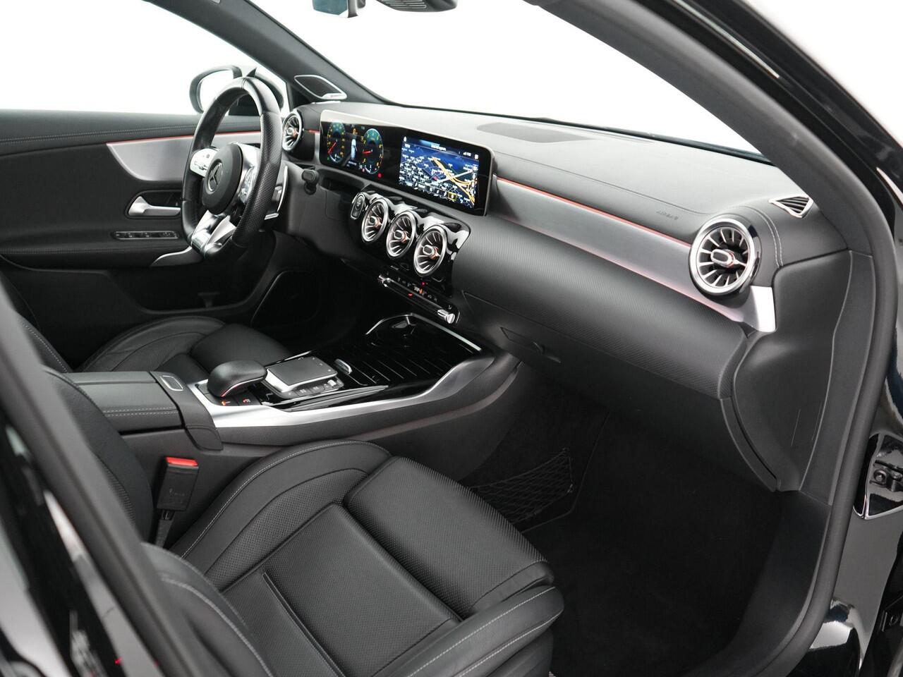 Mercedes-Benz A-KLASSE 45S AMG 420pk 4MATIC+ Edition 1 |dealer onderhouden|Brabus verlagingsset|Milltek downpipe|schaalstoelen|panoramadak|Burmester|Aero pakket|memory|K&N luchtfilter|