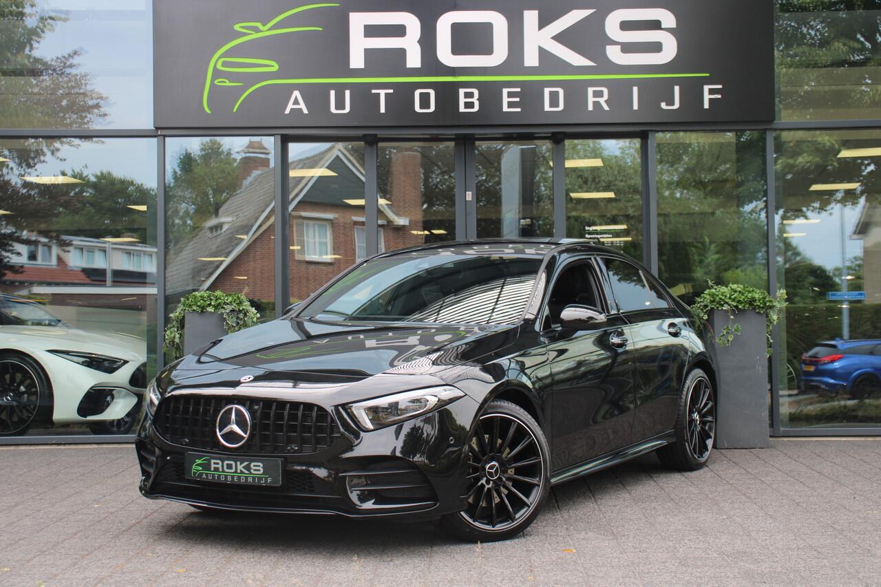 Mercedes-Benz A-KLASSE 250 e Business Solution AMG Limited Night Pakket/Navi/Camera/Keyless/Memory/Panoramadak/sfeerverlichting/H-leder/19Inch
