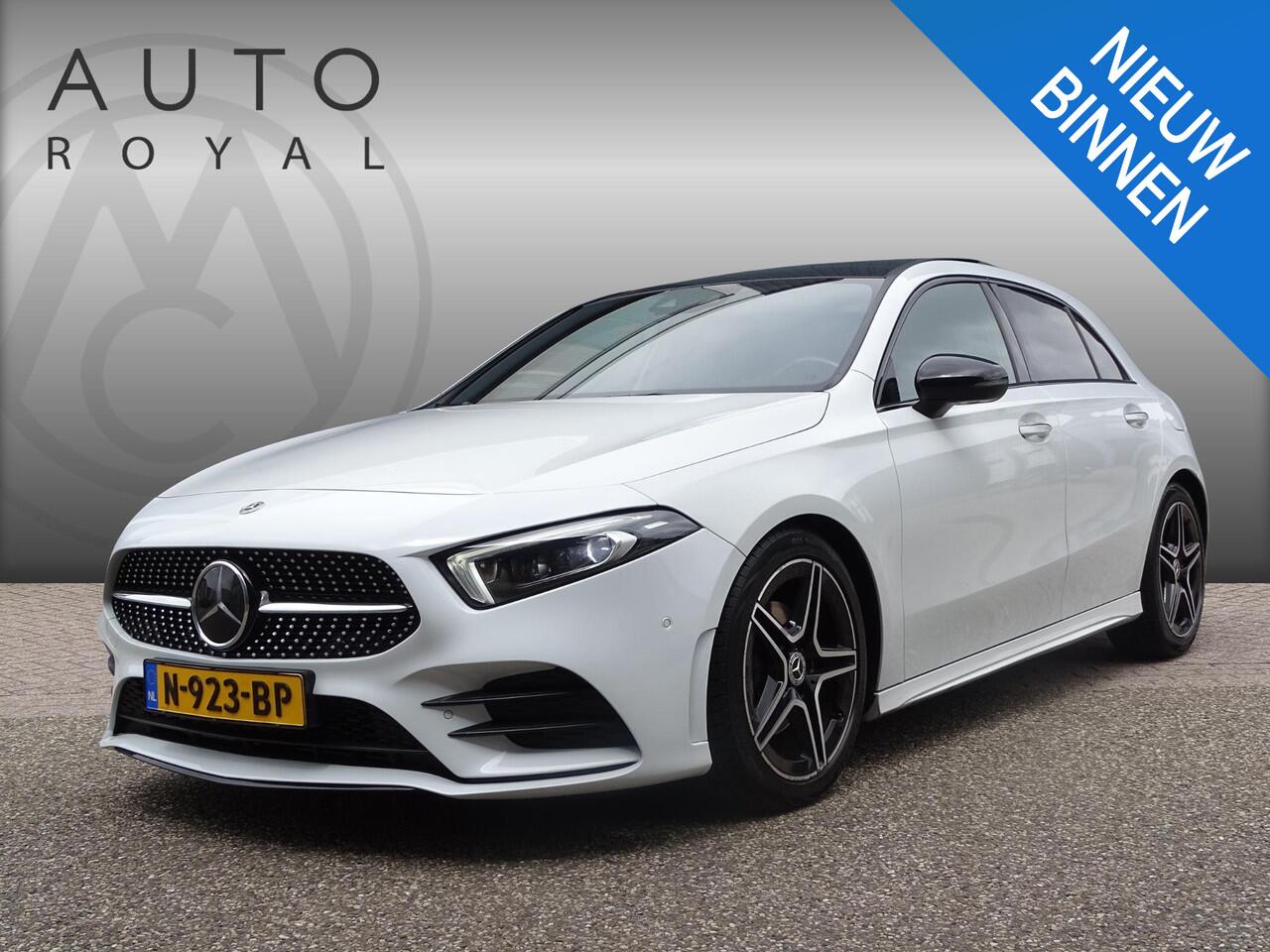 Mercedes-Benz A-KLASSE 180 Business Solution AMG PANORAMADAK|SFEERVERLICHTING|LED PAKKET|ACHTERUIT RIJ CAMERA|NAVIGTAIE| ELECTRISCHE STOELEN|STOEL VERWARMING| CRUISE CONTROL ADAPTIEF MET STOP&GO EN STUURHULP|