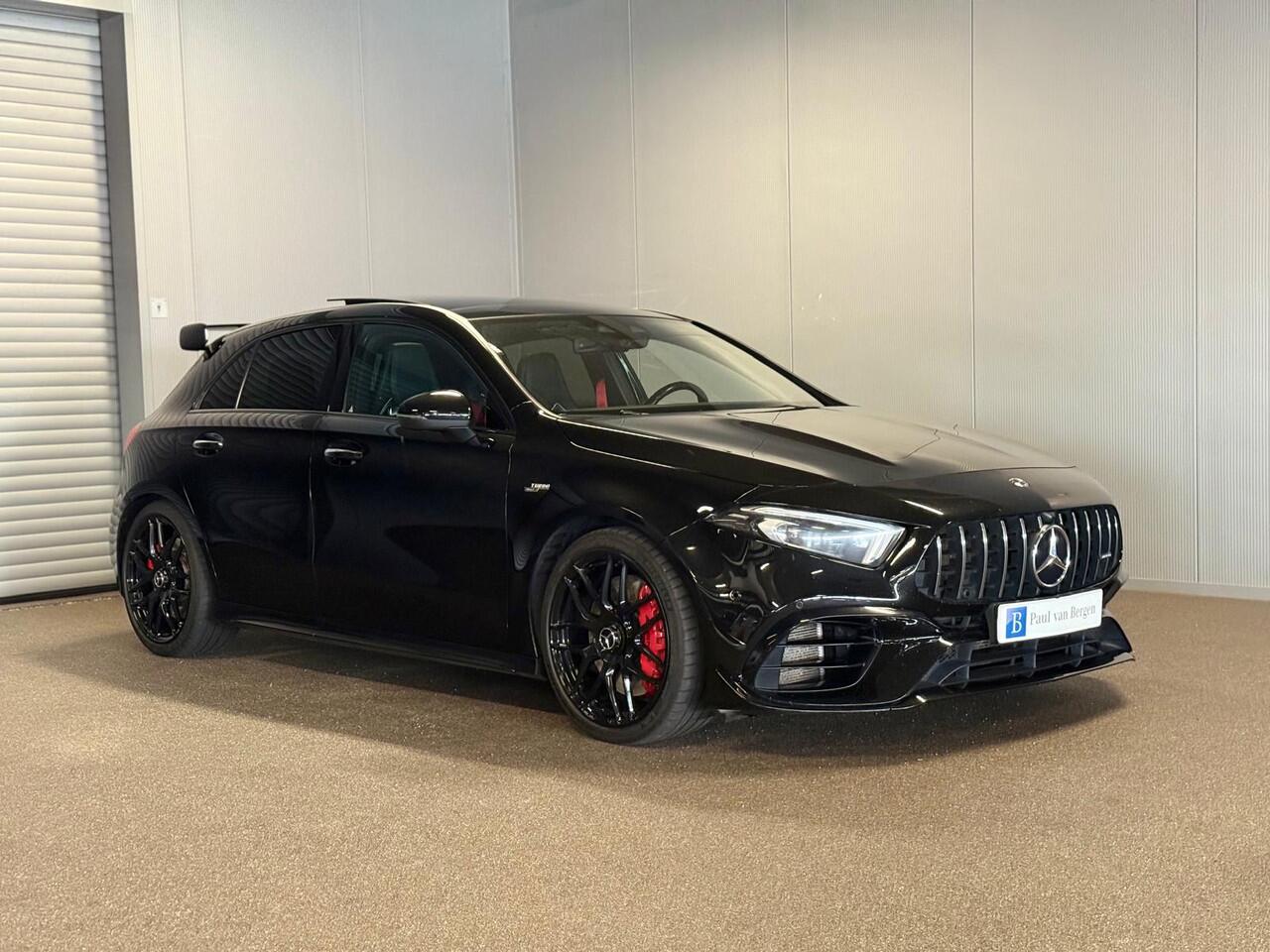 Mercedes-Benz A-KLASSE AMG 45S 4 Matic+ MEMORY-KUIPSTOELEN-PANORAMA-BURMESTER-ZEER COMPLEET