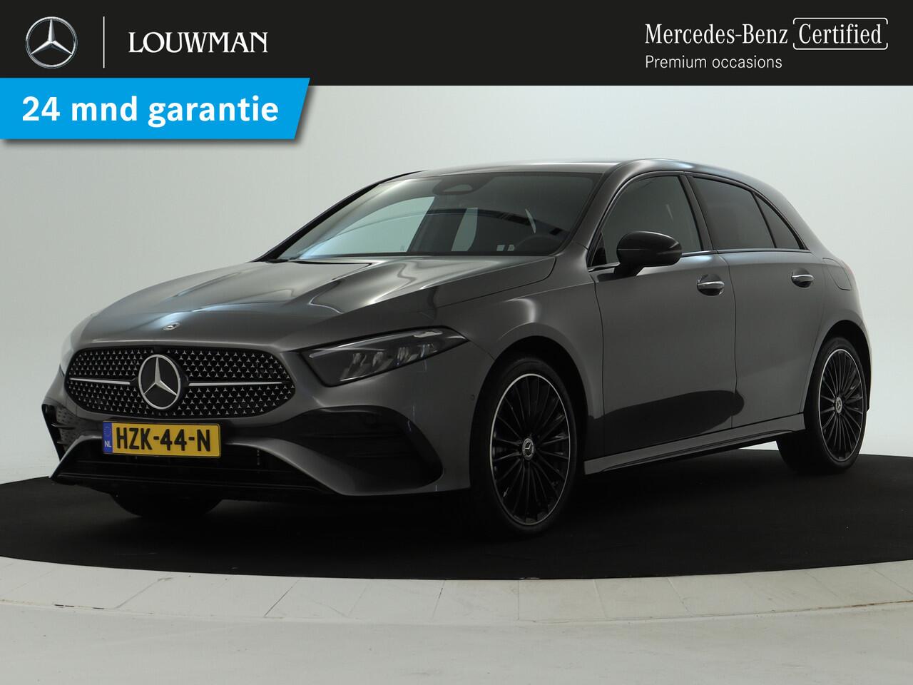 Mercedes-Benz A-KLASSE 250 e AMG Line AMG Line Advanced Plus | Night Pakket | 19 Inch AMG velgen | Stoel en Stuurverwarming. Inclusief 24 maanden MB Certified garantie voor Europa.