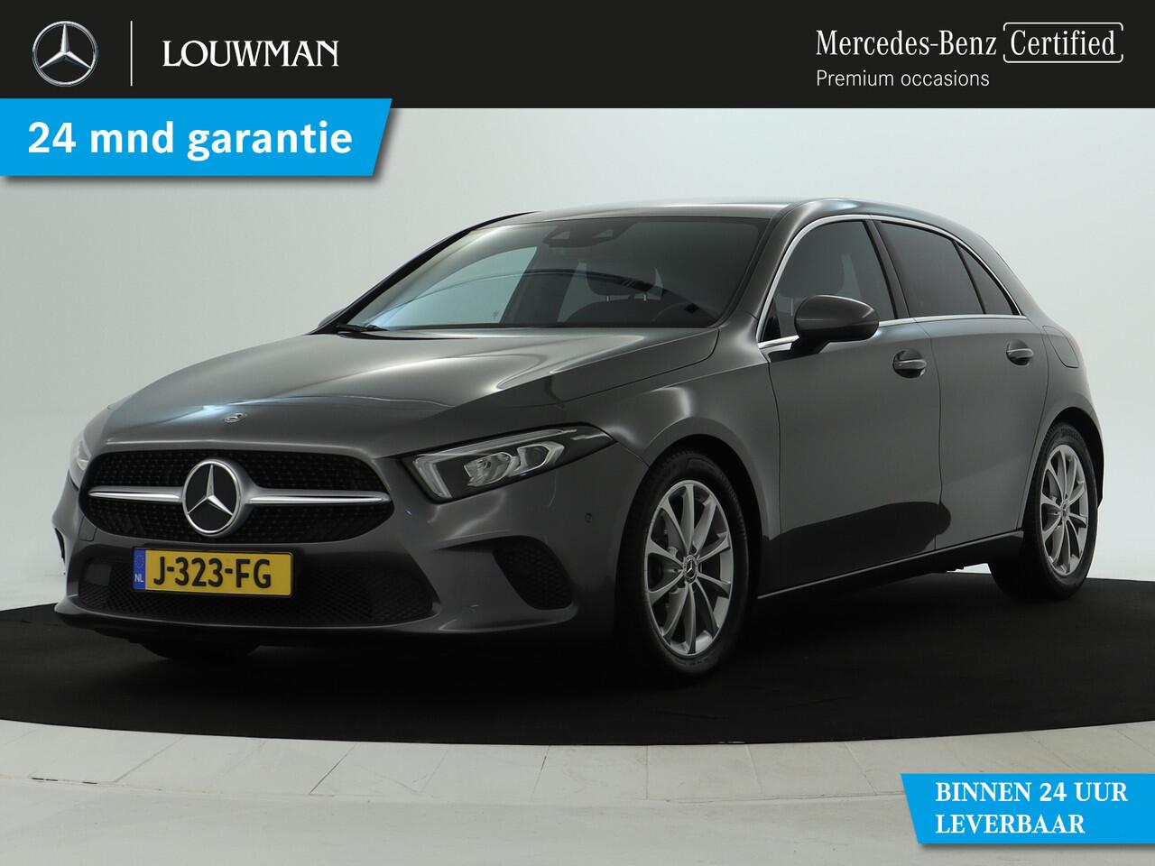 Mercedes-Benz A-KLASSE 160 Business Solution Luxury | Achteruitrijcamera | Sfeerverlichting | Stoelverwarming | Leder | Apple Carplay | Inclusief 24 maanden MB Certified garantie voor Europa.