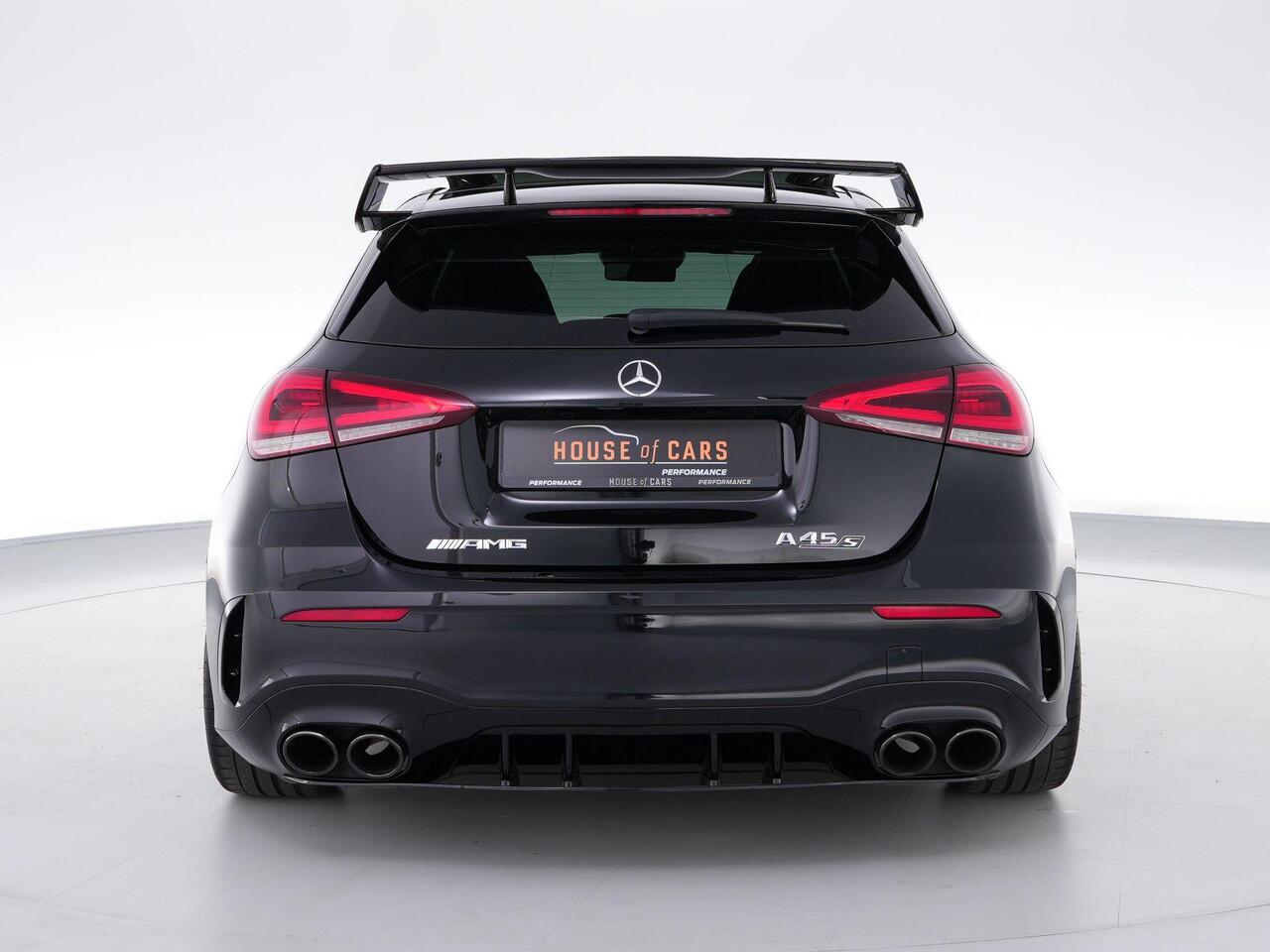 Mercedes-Benz A-KLASSE 45S AMG 420pk 4MATIC+ Edition 1 |dealer onderhouden|Brabus verlagingsset|Milltek downpipe|schaalstoelen|panoramadak|Burmester|Aero pakket|memory|K&N luchtfilter|