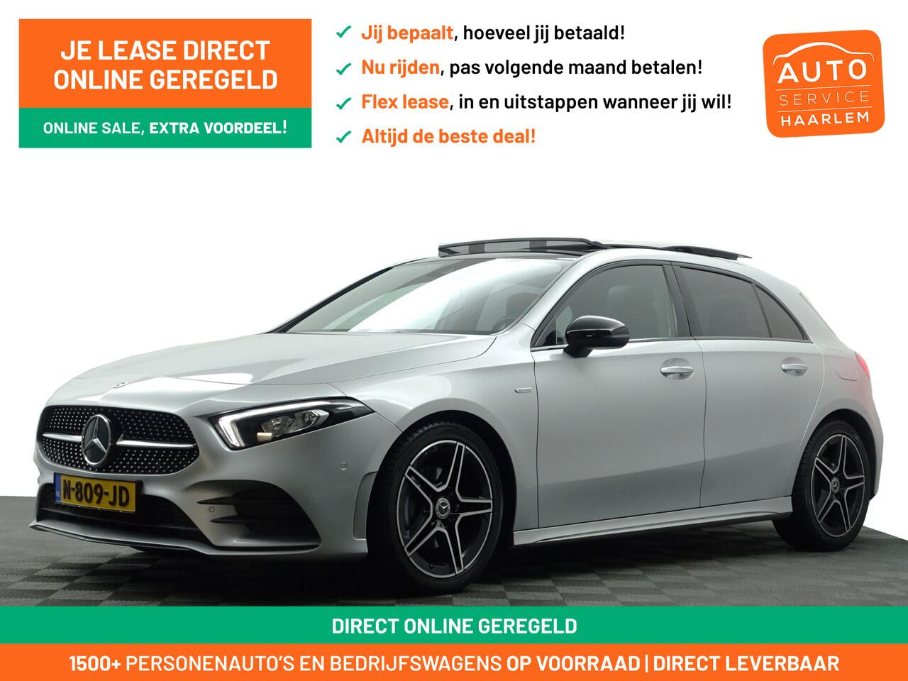 Mercedes-Benz A-KLASSE 180 AMG Night Edition Aut- Panoramadak, Sfeerverlichting, Xenon Led, Camera, Sport Interieur