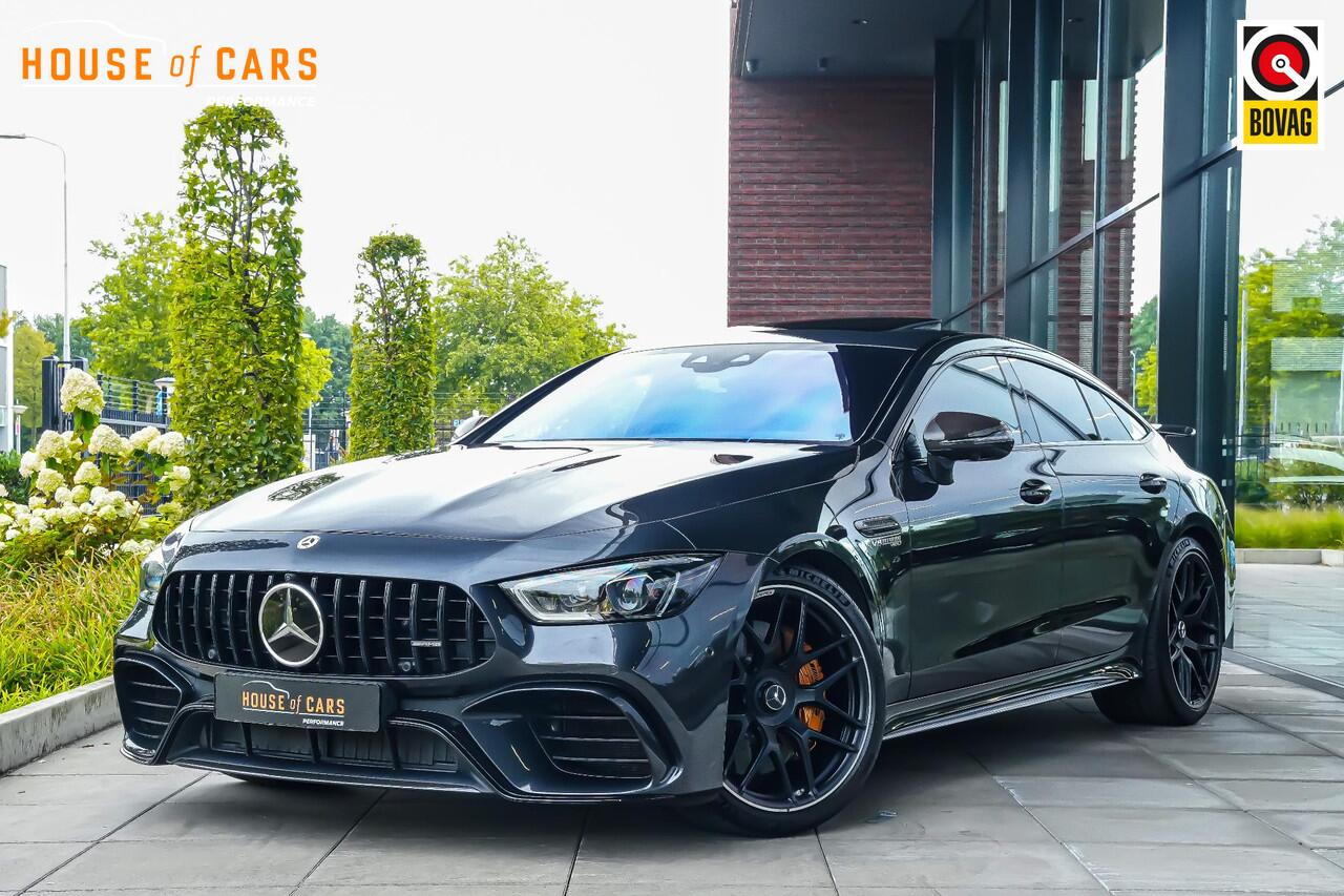 Mercedes-Benz AMG-GT 4-Door Coupe 63S AMG 640pk 4MATIC+ Premium Plus |Org NL|1e lak|dealer onderhouden|schuif/kantel|Burmester|keramisch|track pace|HUD|memory|Carbon exterieur|Carbon interieur|luchtvering|360 camera|21"|
