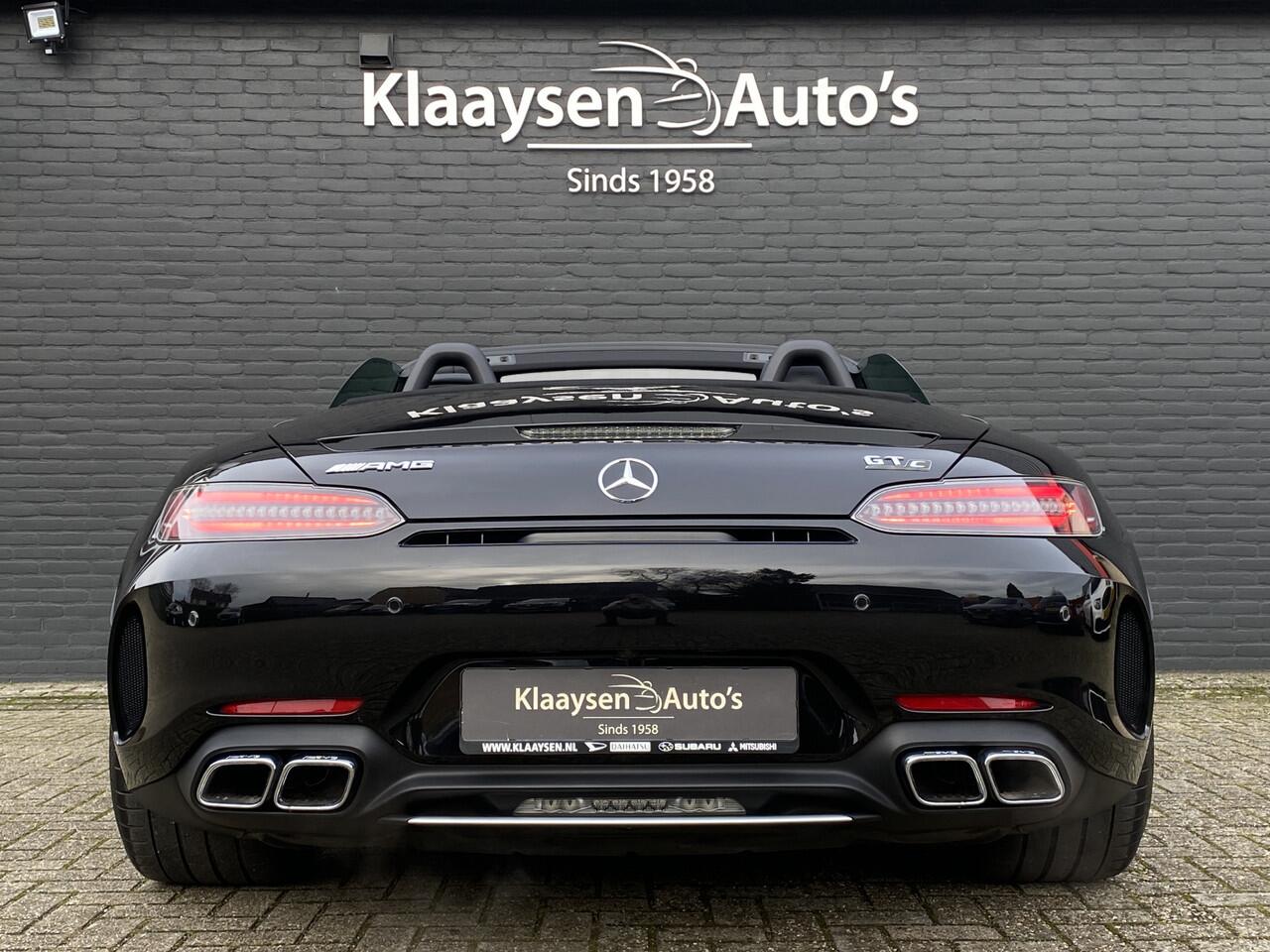 Mercedes-Benz AMG-GT C Roadster 4.0 Premium V8 577 pk AUT. | dealer onderhouden | achteras besturing | memory stoel | adaptieve cruise | 360 camera