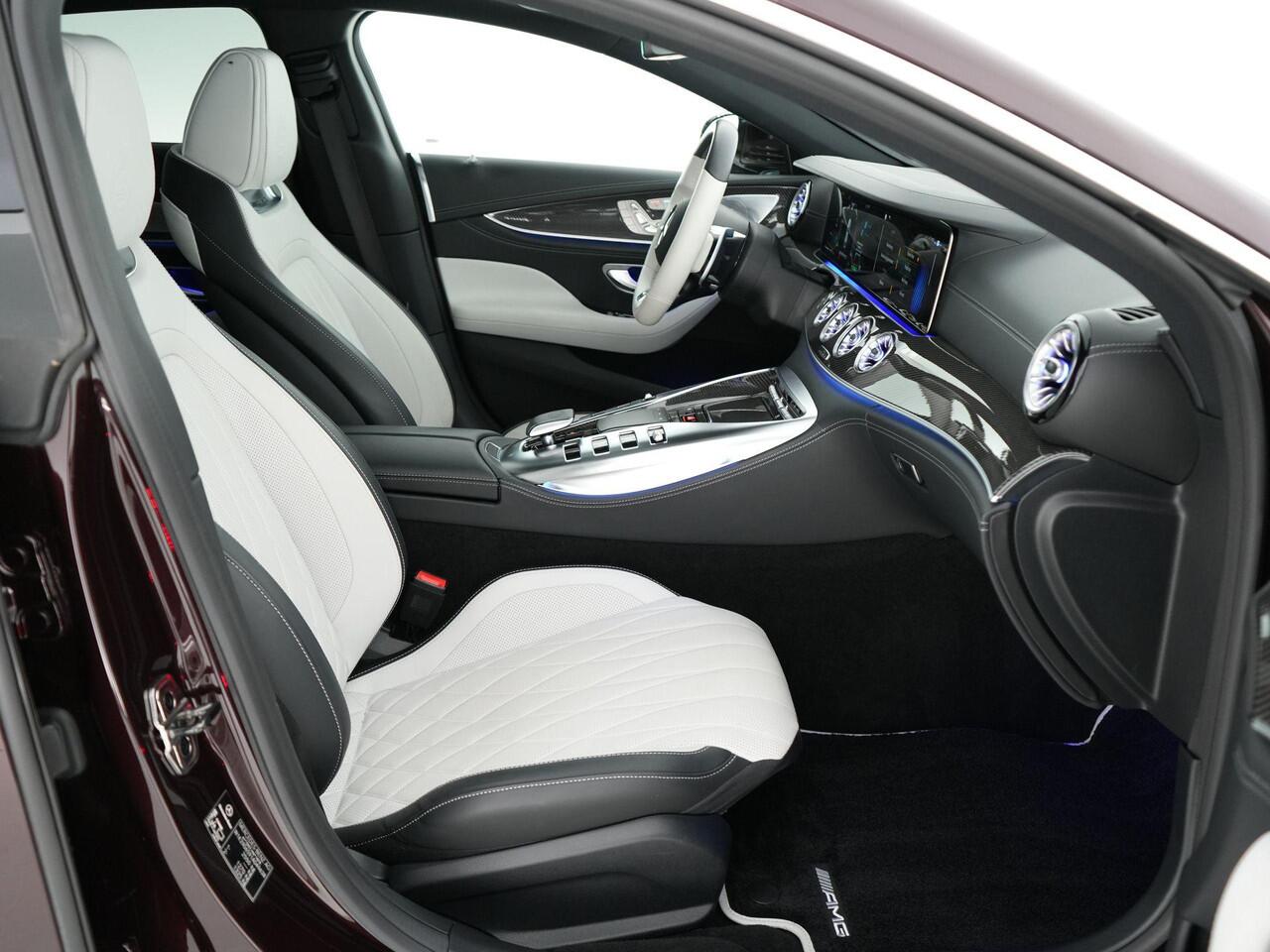 Mercedes-Benz AMG-GT 4-Door Coupé 43AMG 367pk 4MATIC+ Premium Plus |dealer onderhouden|manufaktur|panoramadak|Burmester|head-up display|massage|memory|Stoelverwarming & verkoeling|360°-camera|Apple Carplay|sfeerverlichting|carbon interieur|