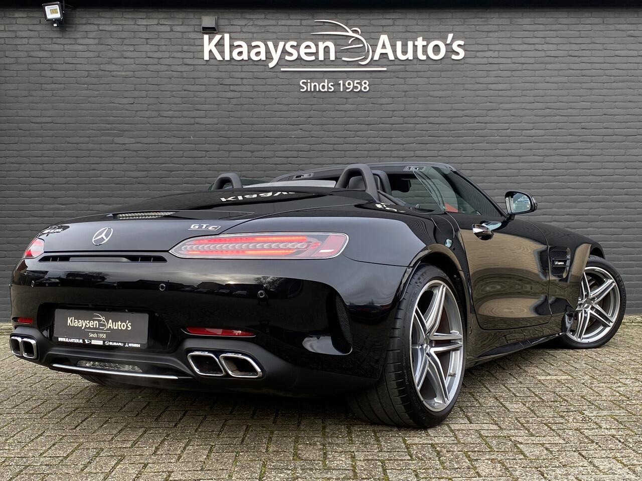 Mercedes-Benz AMG-GT C Roadster 4.0 Premium V8 577 pk AUT. | dealer onderhouden | achteras besturing | memory stoel | adaptieve cruise | 360 camera