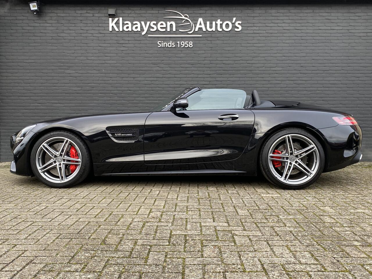 Mercedes-Benz AMG-GT C Roadster 4.0 Premium V8 577 pk AUT. | dealer onderhouden | achteras besturing | memory stoel | adaptieve cruise | 360 camera