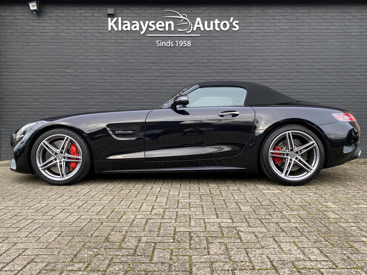 Mercedes-Benz AMG-GT C Roadster 4.0 Premium V8 577 pk AUT. | dealer onderhouden | achteras besturing | memory stoel | adaptieve cruise | 360 camera