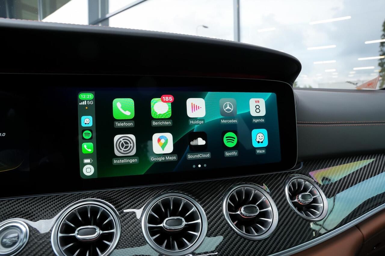 Mercedes-Benz AMG-GT 4-Door Coupe 63S AMG 640pk 4MATIC+ Premium Plus |Org NL|1e lak|dealer onderhouden|schuif/kantel|Burmester|keramisch|track pace|HUD|memory|Carbon exterieur|Carbon interieur|luchtvering|360 camera|21"|