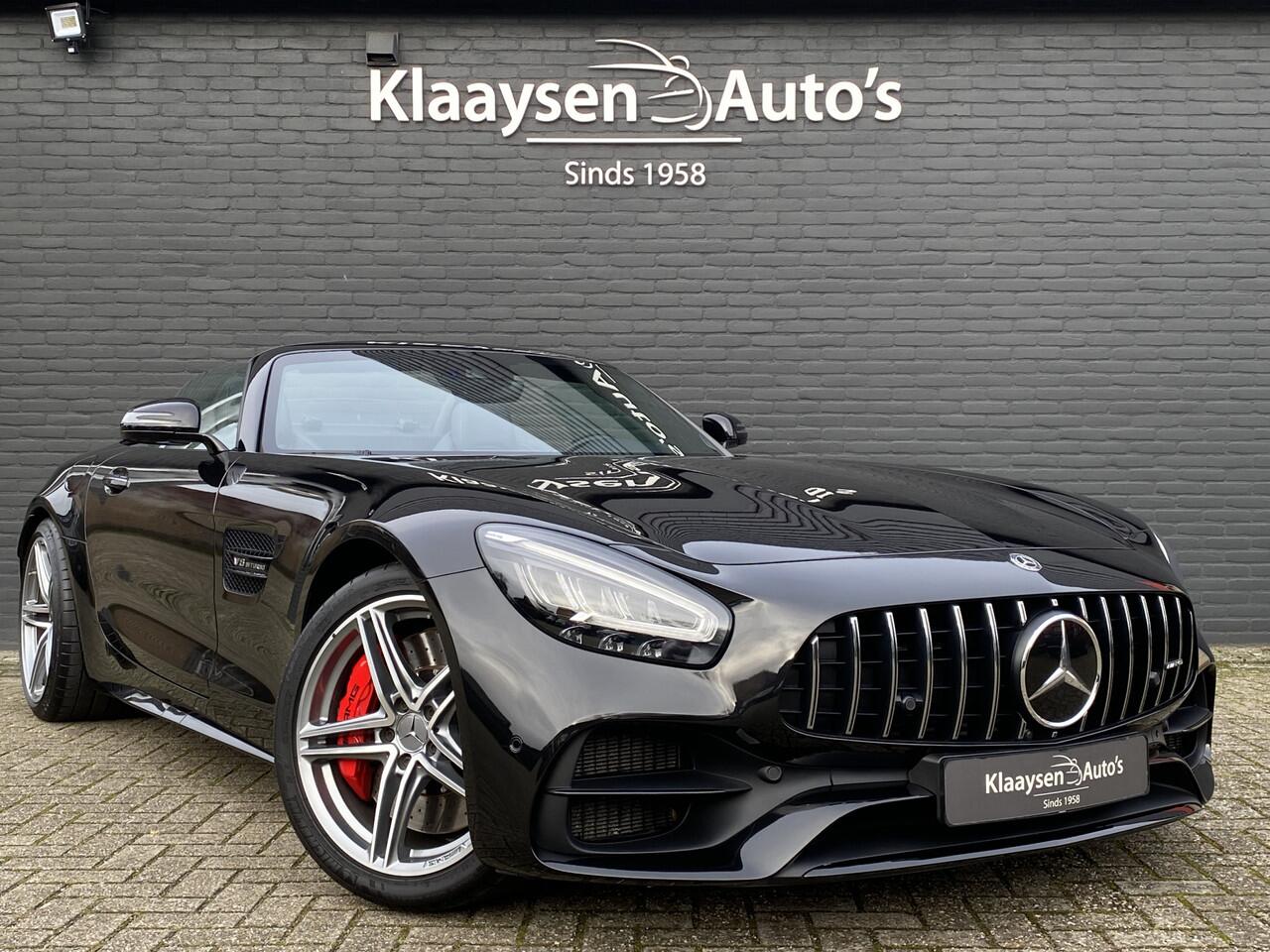 Mercedes-Benz AMG-GT C Roadster 4.0 Premium V8 577 pk AUT. | dealer onderhouden | achteras besturing | memory stoel | adaptieve cruise | 360 camera