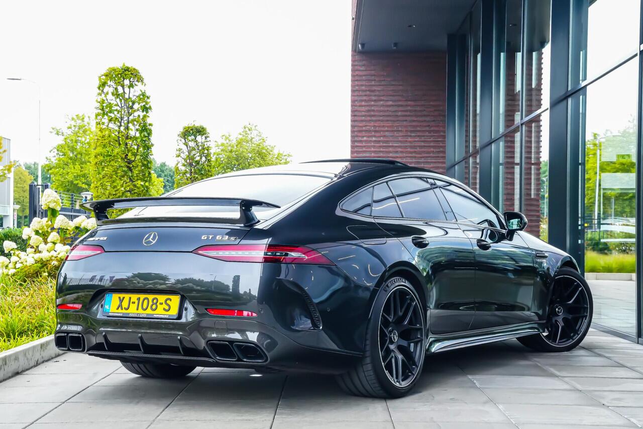 Mercedes-Benz AMG-GT 4-Door Coupe 63S AMG 640pk 4MATIC+ Premium Plus |Org NL|1e lak|dealer onderhouden|schuif/kantel|Burmester|keramisch|track pace|HUD|memory|Carbon exterieur|Carbon interieur|luchtvering|360 camera|21"|