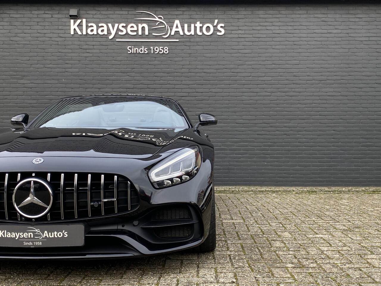 Mercedes-Benz AMG-GT C Roadster 4.0 Premium V8 577 pk AUT. | dealer onderhouden | achteras besturing | memory stoel | adaptieve cruise | 360 camera
