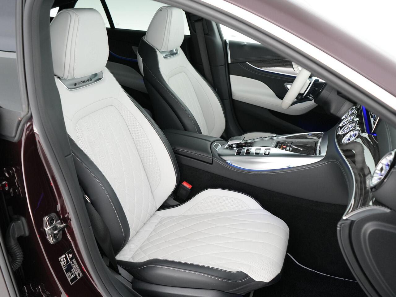 Mercedes-Benz AMG-GT 4-Door Coupé 43AMG 367pk 4MATIC+ Premium Plus |dealer onderhouden|manufaktur|panoramadak|Burmester|head-up display|massage|memory|Stoelverwarming & verkoeling|360°-camera|Apple Carplay|sfeerverlichting|carbon interieur|