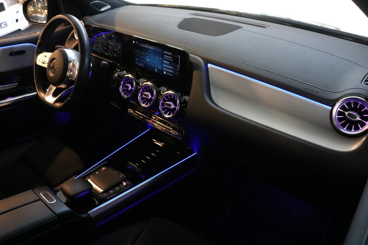 Mercedes-Benz B-KLASSE 250 e AMG Pakket AMG NightPakket (Panodak Sportleder Carplay Widescreen Burmester Camera Distronic Keyless Multibeam 19InchAMG PrivacyGlass Pdc V+A)