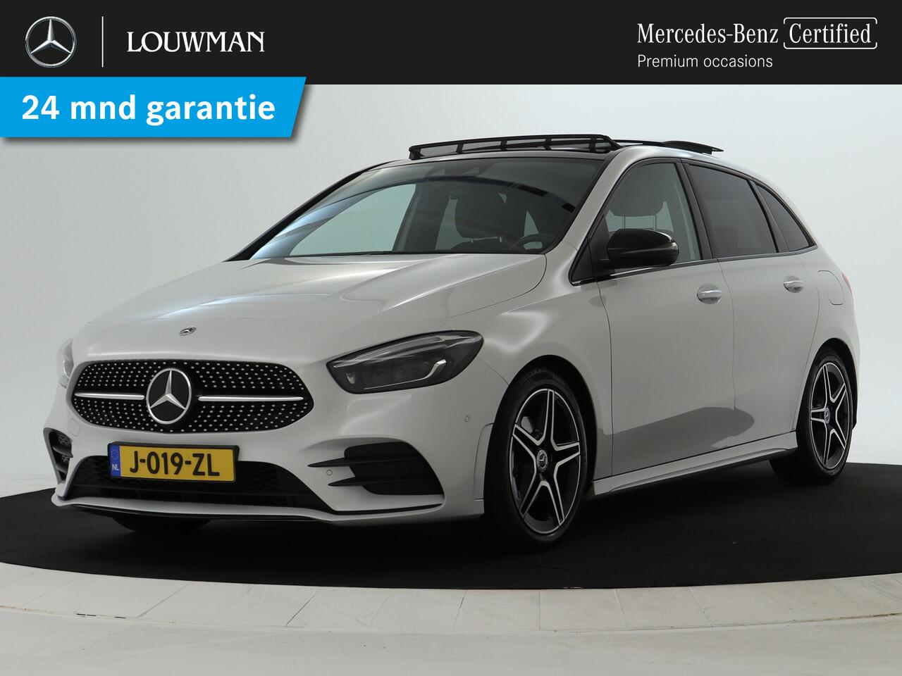 Mercedes-Benz B-KLASSE 200 Business Solution AMG AMG Line | Night Pakket | Panorama Schuif-Kanteldak | Memory voorstoelen | Sfeerverlichting. Inclusief 24 maanden MB Certified garantie voor Europa.