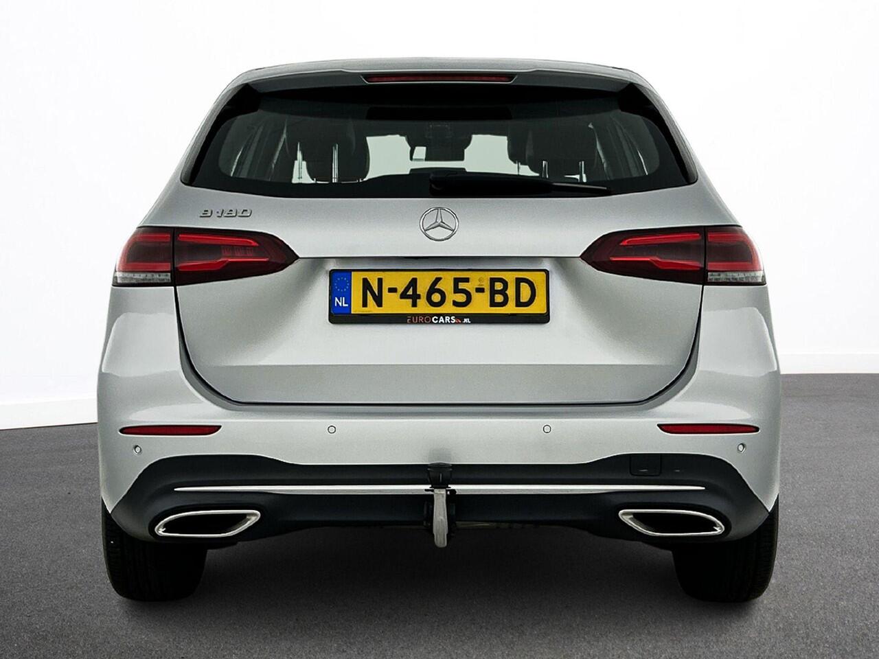 Mercedes-Benz B-KLASSE 180 Business Solution Luxury Auto. Trekhaak Navigatie Camera Parkeersensoren Cruise Control Elektrische achterklep Stoelverwarming Virtual Cockpit Leder Climate Control