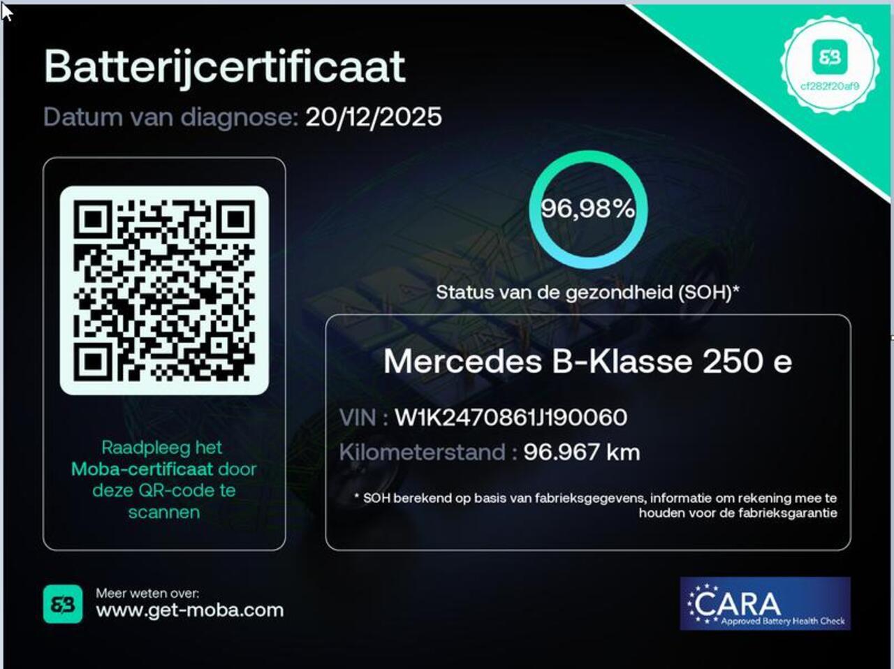 Mercedes-Benz B-KLASSE 250 e Business Solution AMG Limited SOH 97% | Trekhaak | Sfeerverlichting | Stoelverwarming |