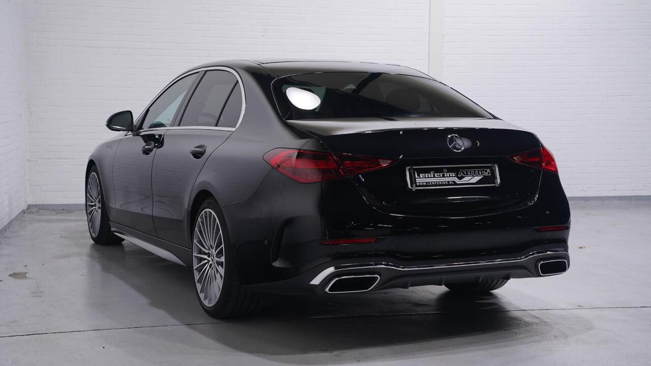 Mercedes-Benz C-KLASSE 180 AMG Line AMG-pakket ECC ACC DAB PDC v+a 1e eigenaar NAP apple-carplay digitale-cockpit camera verkeersborden herkenning 19"LMV stoelverwarming Full-map navi