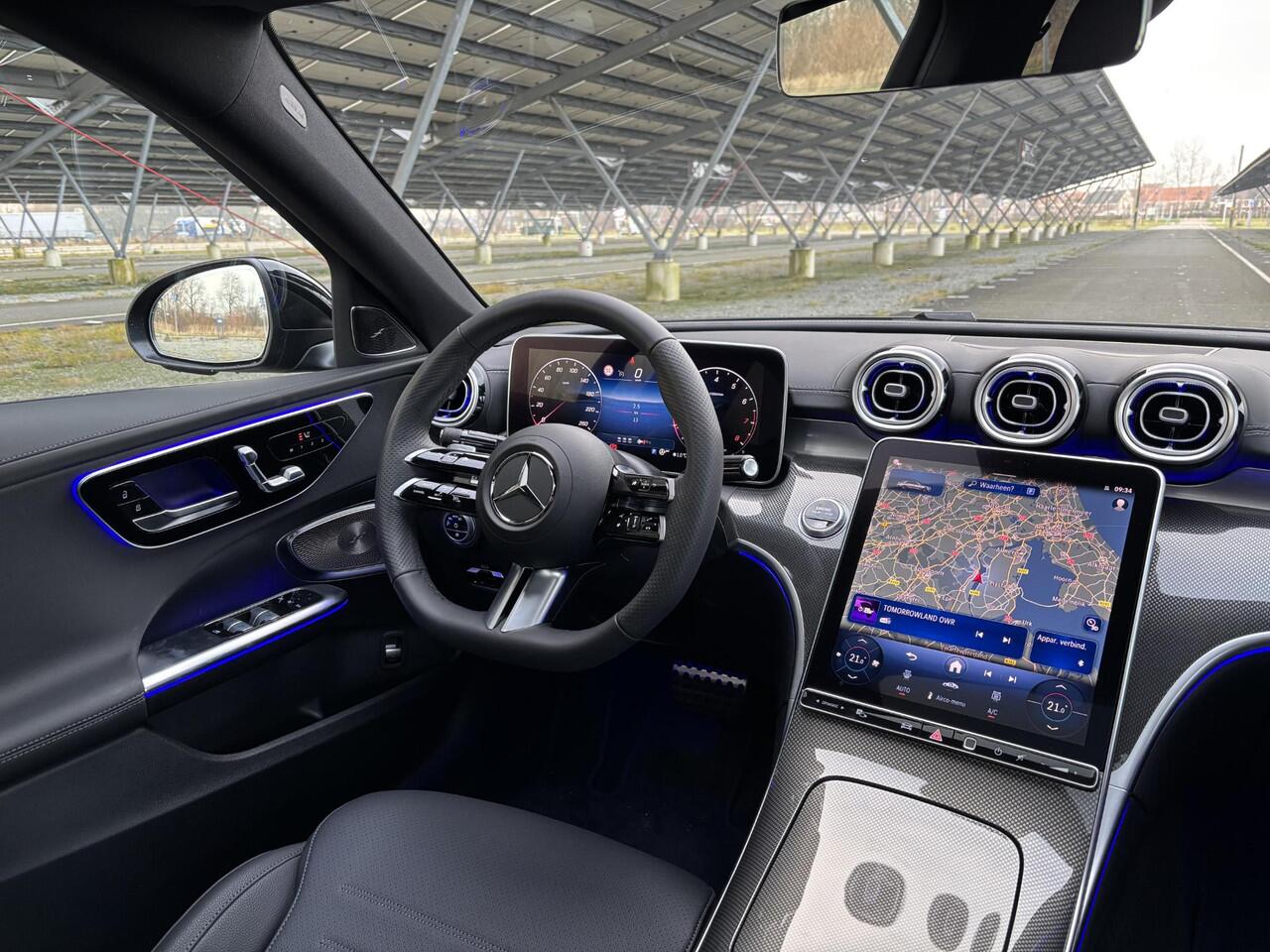 Mercedes-Benz C-KLASSE 180 Star Edition AMG Line | Night | Panoramadak | Burmester | Memory stoelen | Sfeerverlichting | Parkeercamera |