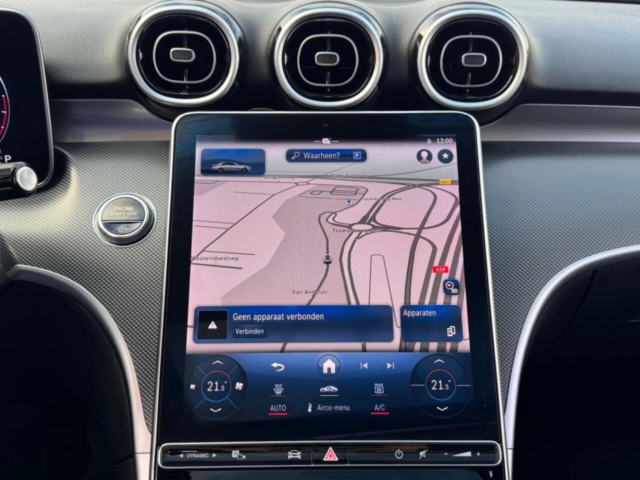 Mercedes-Benz C-KLASSE C 180 HYBRIDE AUT. 190PK SCHUIFDAK NAVI CAMERA CARPLAY SFEERVERLICHTING AIRCO LMV PDC