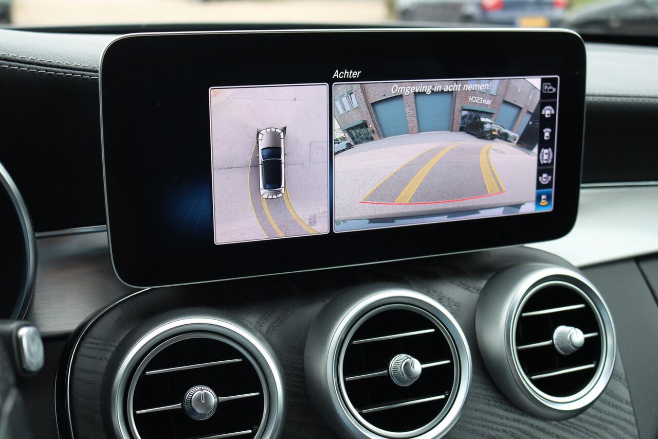 Mercedes-Benz C-KLASSE Cabrio 220 d AMG Line | Airscarf | Burmester | Surround Camera | Leder | Keyless Go | Leder | Stoelverwarming | Dodehoekassistent | Apple Carplay/Android Auto |