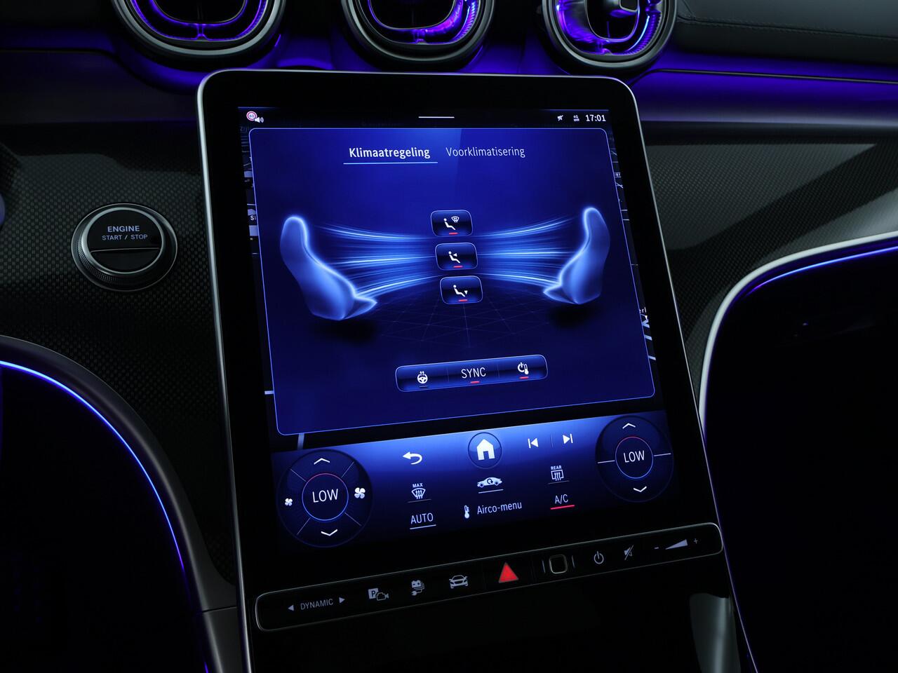 Mercedes-Benz C-KLASSE Estate 300 e AMG Plug-In Hybride | AMG Line | Memorypakket | Night Pakket | Panoramadak | Distronic | Stuur en Stoelverwarming | Inclusief 24 maanden MB Certified garantie voor Europa.