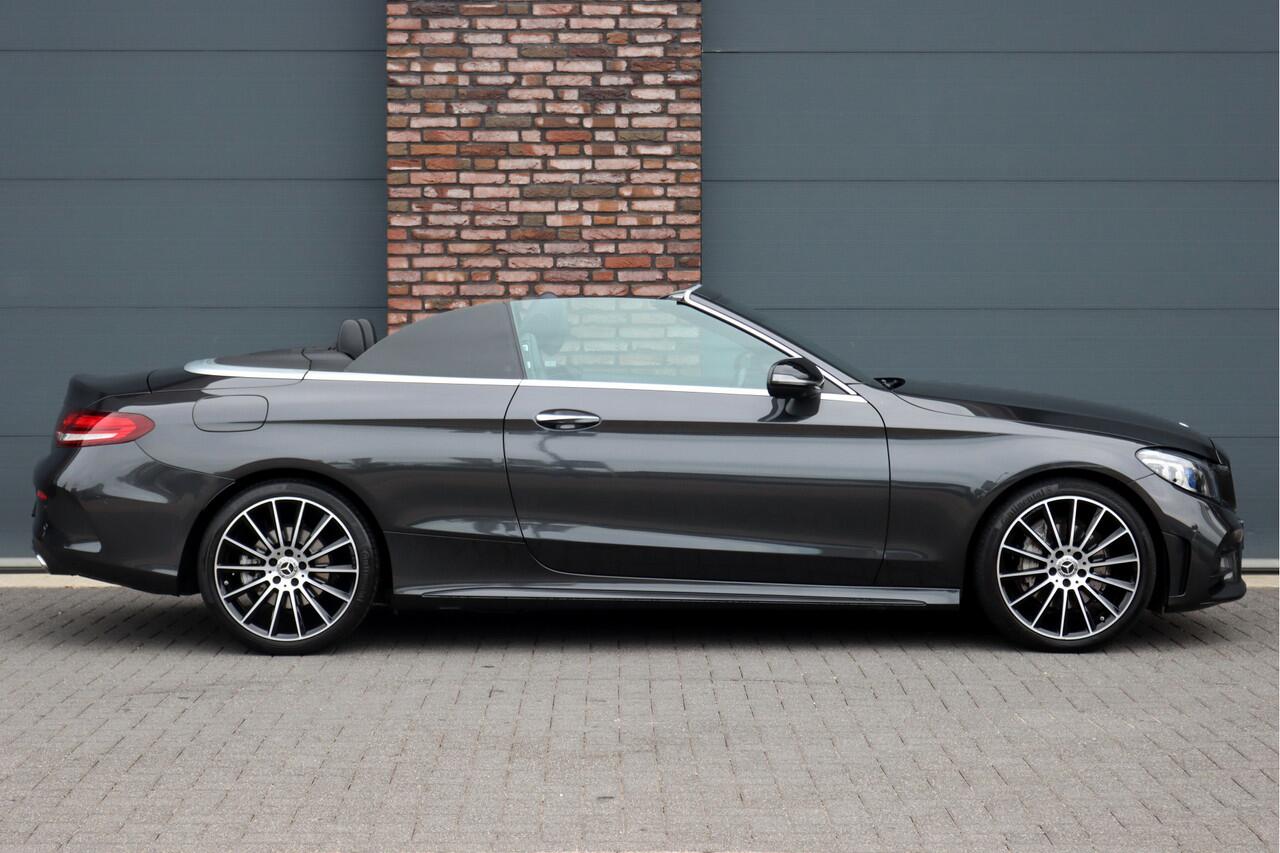 Mercedes-Benz C-KLASSE Cabrio 220 d AMG Line | Airscarf | Burmester | Surround Camera | Leder | Keyless Go | Leder | Stoelverwarming | Dodehoekassistent | Apple Carplay/Android Auto |