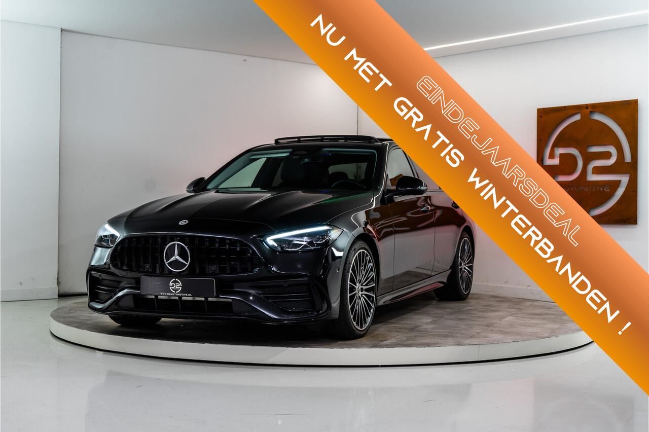 Mercedes-Benz C-KLASSE 200 AMG Premium+ 204PK | Pano | Sfeer | Burmester | Memory | ACC+Dodehoek | Fabrieksgarantie