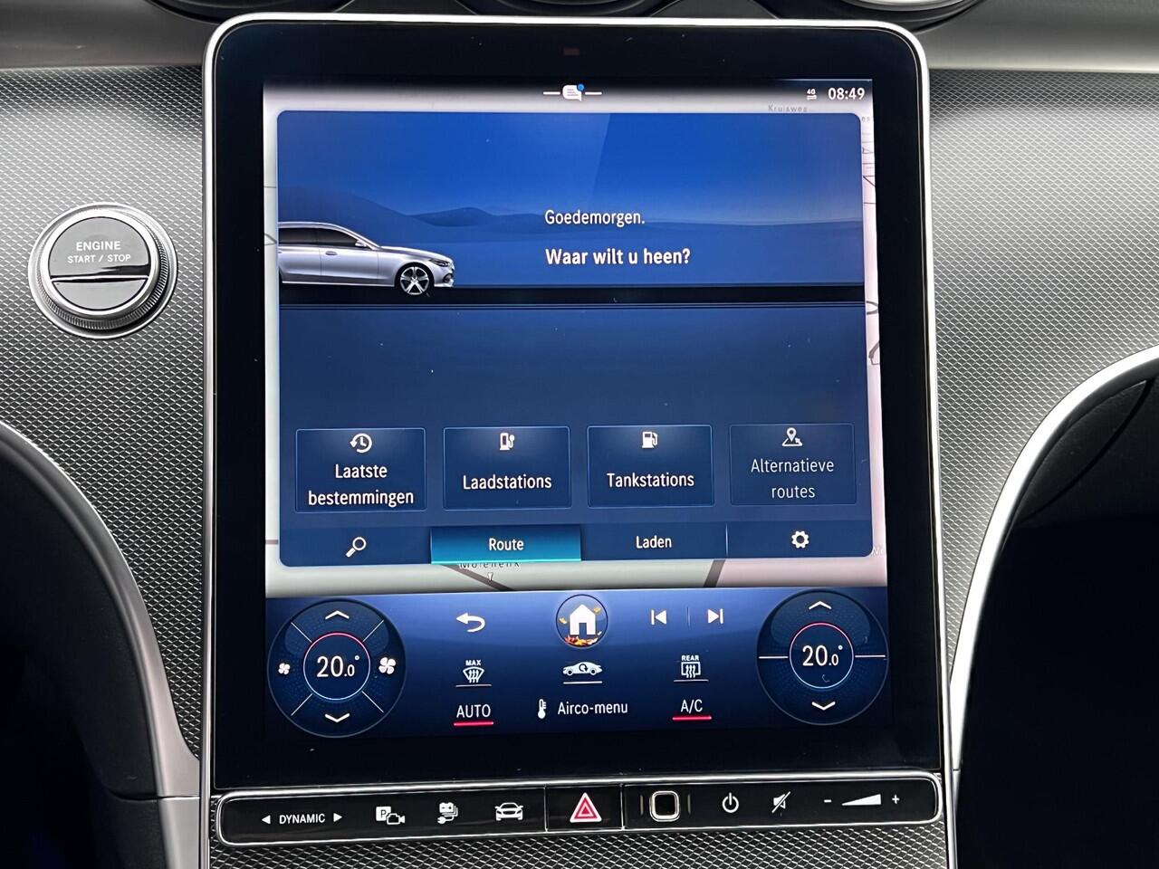 Mercedes-Benz C-KLASSE Estate 300 e Luxury Line Automaat 9 traps / Elektrische trekhaak 1.800 kg / EAER bereik 111 km / Avantgarde Interieur / Elektr. klep / Adapt. CC / Navigatie groot scherm / Winterwielenset /