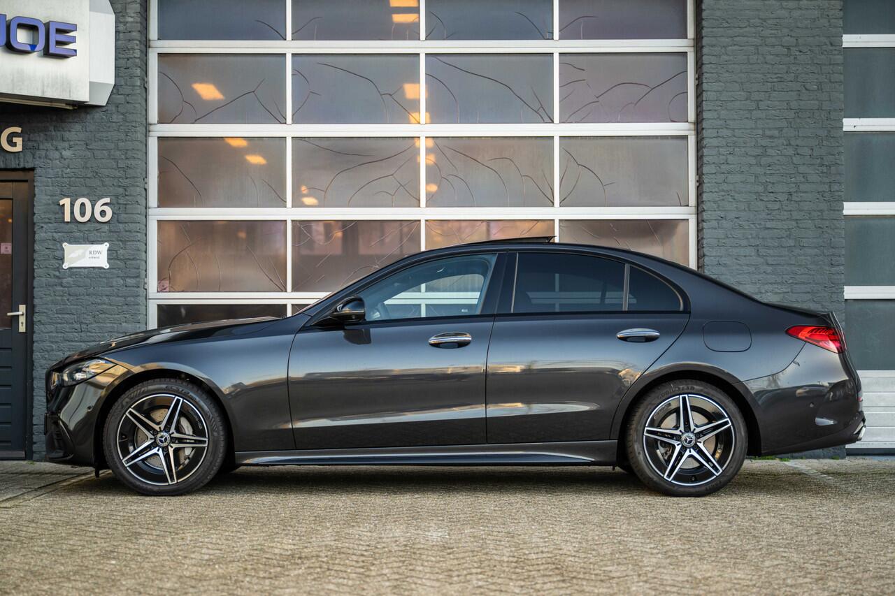 Mercedes-Benz C-KLASSE sedan 300 e AMG Line Pano, Leder, 18LM, 360 Camera, Navi, Alarm, Elec Stoelen , MBUX,