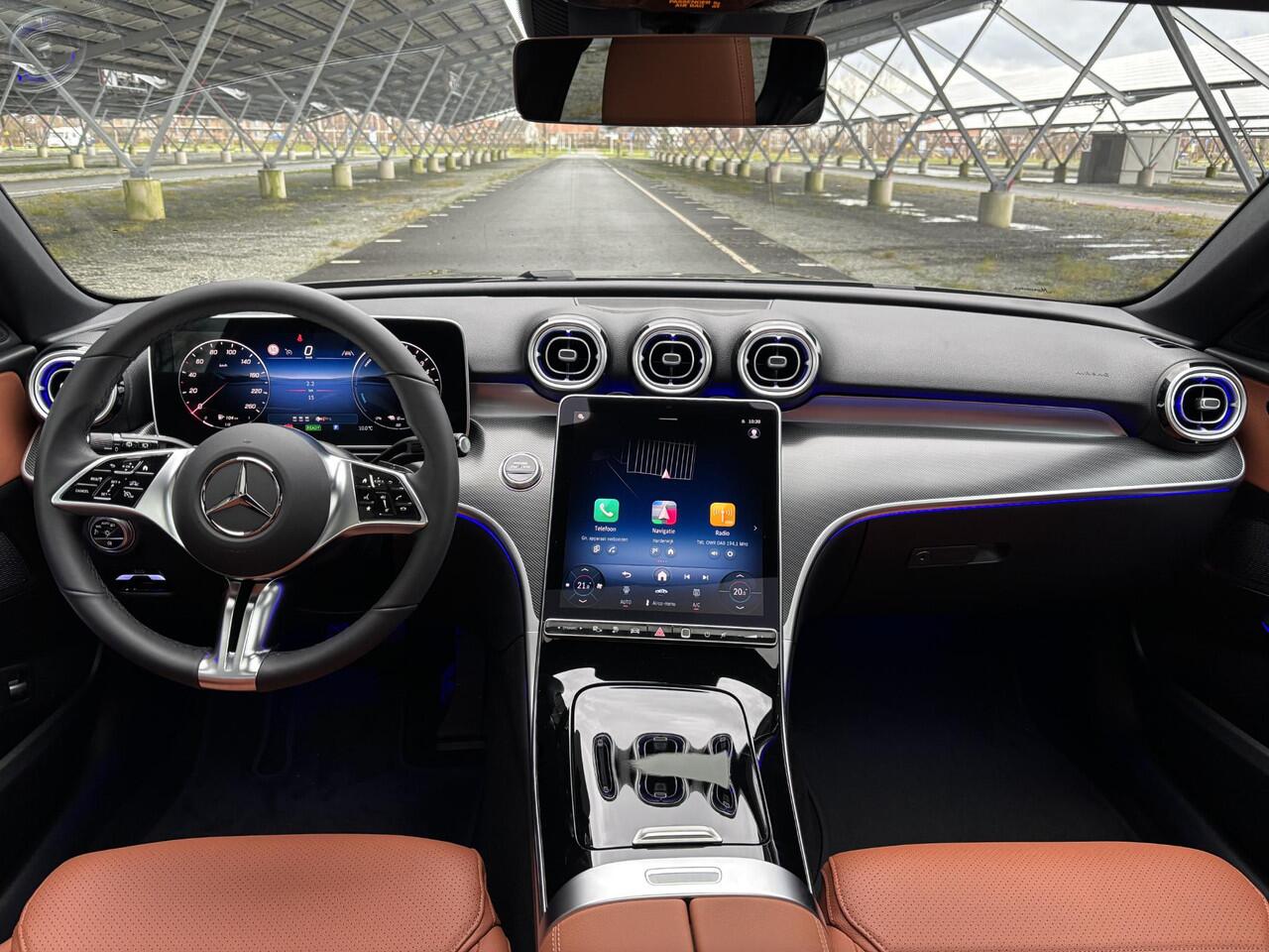 Mercedes-Benz C-KLASSE Estate 300e Star Edition Luxury Line | Panoramadak | Memory stoelen | Sfeerverlichting | Parkeercamera | Stoelverwarming |