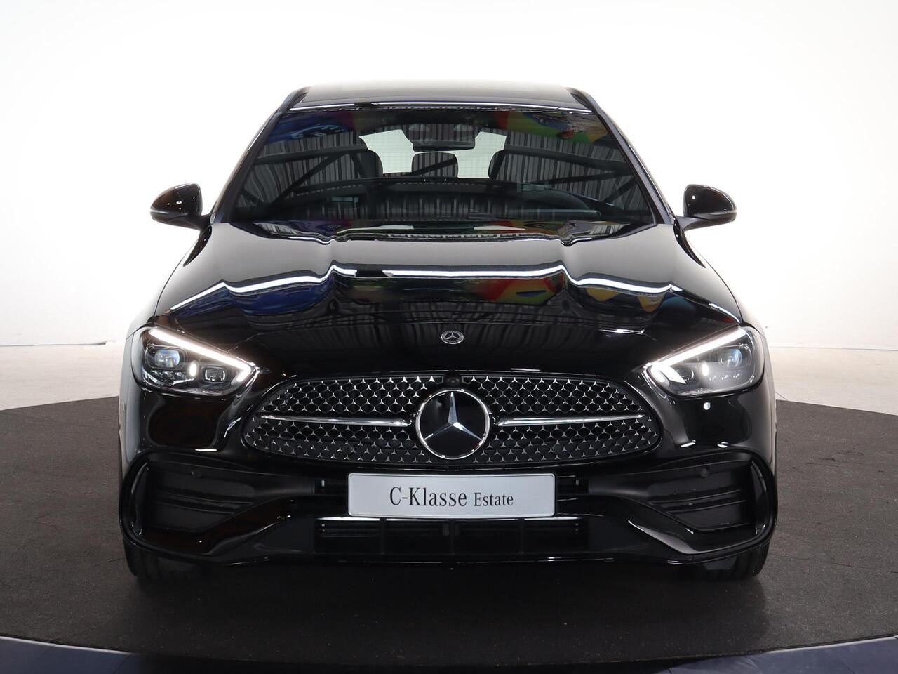 Mercedes-Benz C-KLASSE Estate 300e Business Solution AMG | Panoramaschuifdak | Night | 19inch | Rij-assistentie Plus | Burmester