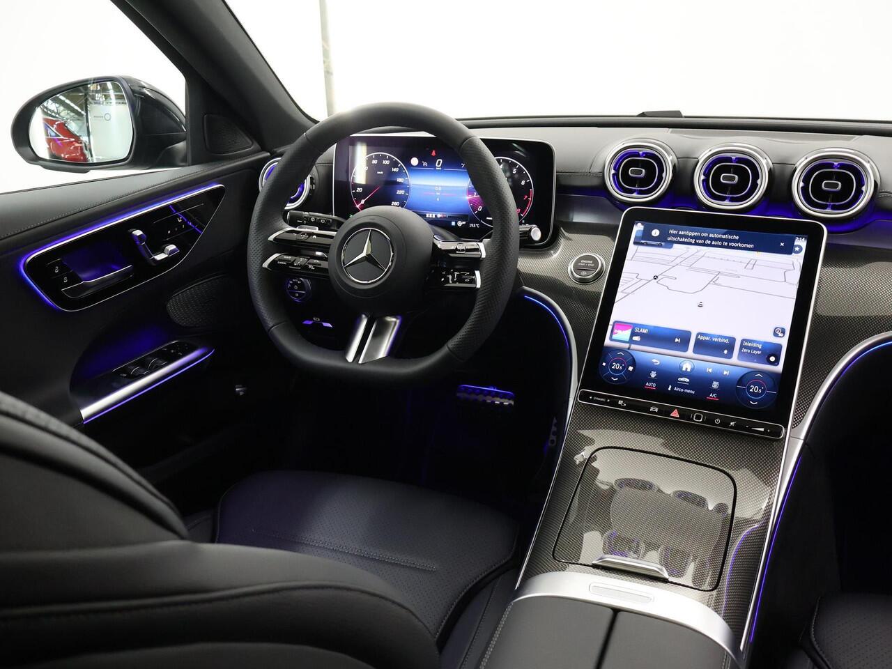 Mercedes-Benz C-KLASSE Estate 180 AMG Line | Night | Panoramadak | Memory stoelen | 360 camera | Sfeerverlichting | Stoelverwarming |