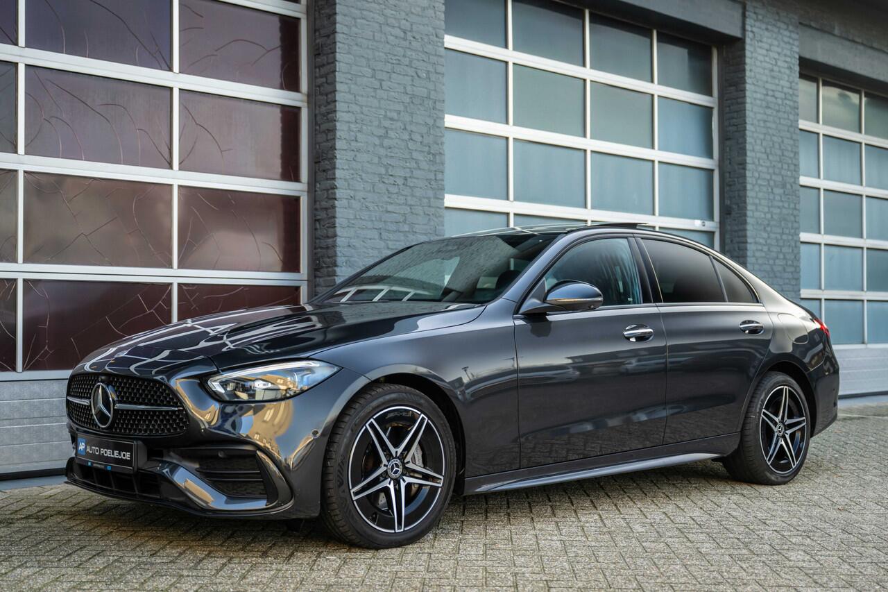 Mercedes-Benz C-KLASSE sedan 300 e AMG Line Pano, Leder, 18LM, 360 Camera, Navi, Alarm, Elec Stoelen , MBUX,