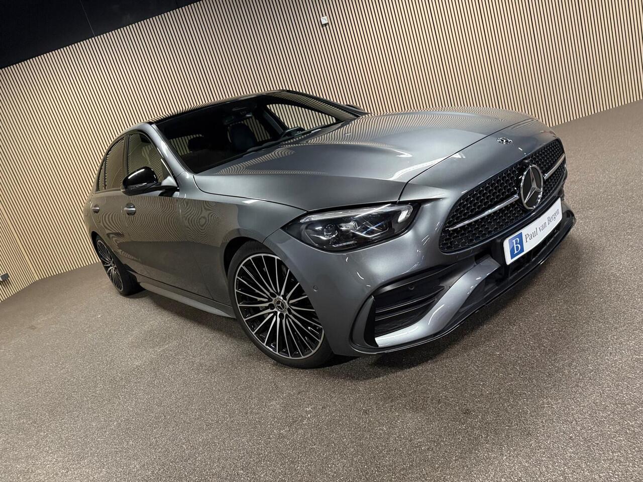 Mercedes-Benz C-KLASSE 180 AMG STYLING-PANORAMA-NIGHT-DODEHOEK-CAMERA-COMPLEET