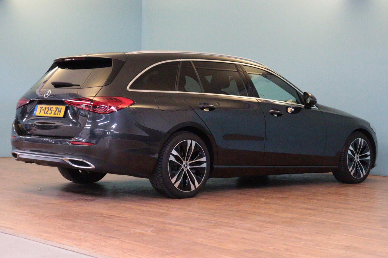 Mercedes-Benz C-KLASSE Estate 180 Luxury Line Automaat | NAVI | 360-CAMERA + PDC | LEER | ADAP CRUISE | AMBIENT-LIGHT |