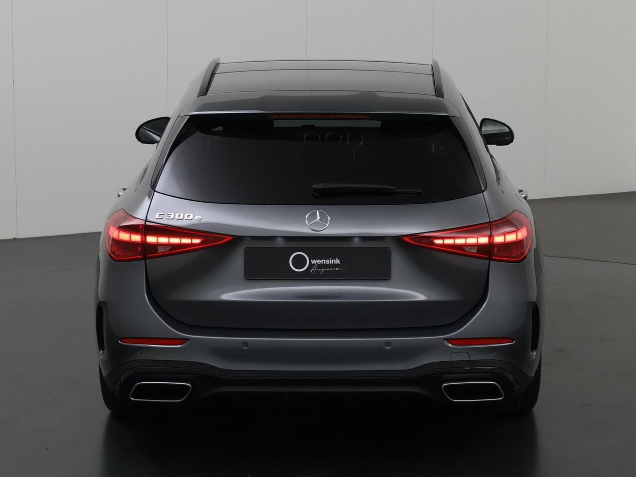 Mercedes-Benz C-KLASSE 300 e Business Solution AMG AMG Pakket | Memory | 360 Camera | Stuurassistent | Sfeerverlichting | Panoramadak | Burmester Sound System | Digital Light |