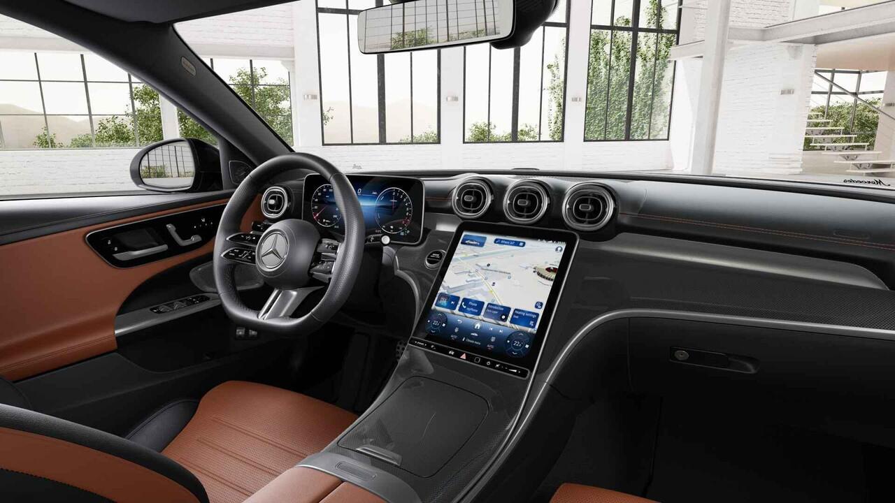 Mercedes-Benz C-KLASSE 300e Business Solution AMG | Panoramaschuifdak | Head-up display | Winter pakket | Premium Plus | Nightpakket | Stoelverwarming |