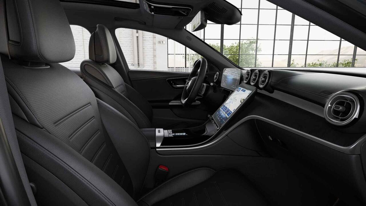 Mercedes-Benz C-KLASSE Estate 300e Star Edition AMG Line | Panoramaschuifdak | DISTRONIC | Trekhaak | USB-pakket plus