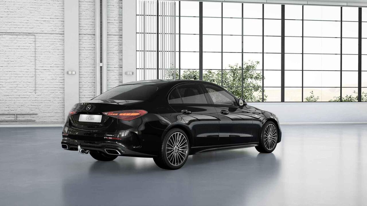 Mercedes-Benz C-KLASSE 300e Business Solution AMG | Panoramaschuifdak | Trekhaak | DIGITAL LIGHT | Nightpakket | dodehoekassistent | 360° camera |