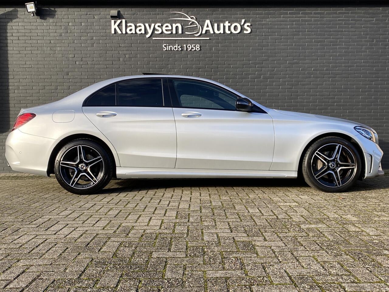 Mercedes-Benz C-KLASSE 180 Business Solution AMG AUT. | dealer onderhouden | panoramadak | night pakket | navigatie | NL auto