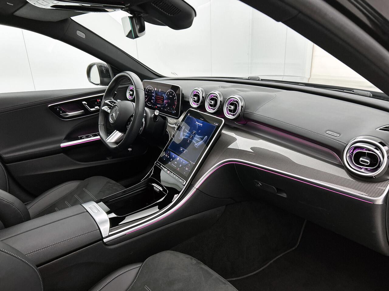 Mercedes-Benz C-KLASSE Estate 180 Star Edition AMG Line | Panoramadak | 360° Camera | Memorypakket | Sfeerverlichting | Keyless Go | Dode Hoek Ass | Inclusief 24 maanden Mercedes-Benz Certified garantie voor Europa.