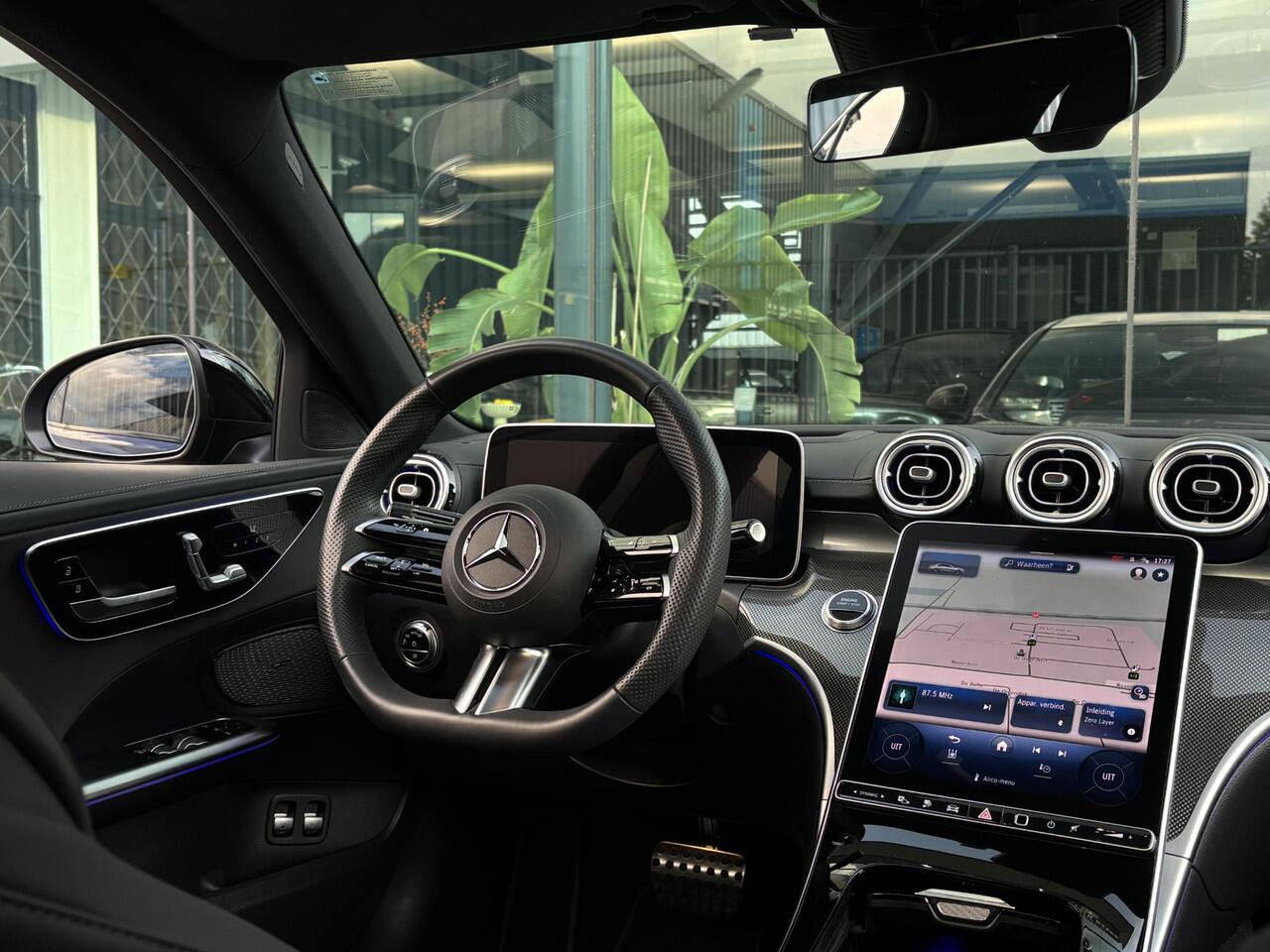 Mercedes-Benz C-KLASSE 300 e star Edition AMG Line Plus Schuifdak | Memory Seats | Carbon